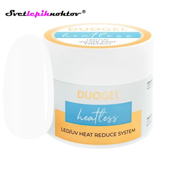 DUOGEL Heatless gel, white fast french, 3v1 gel