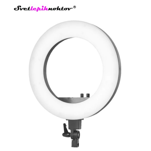 LED ring light svetilka, bela, 48 W