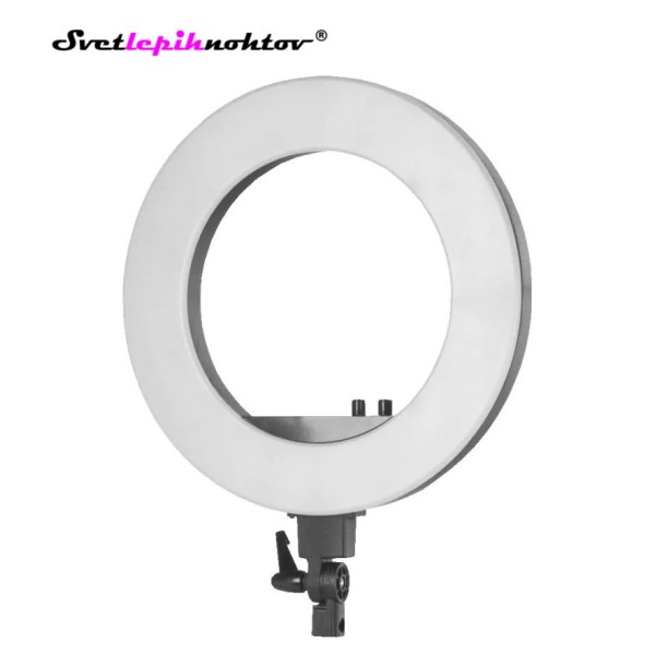 LED ring light svetilka, bela, 48 W