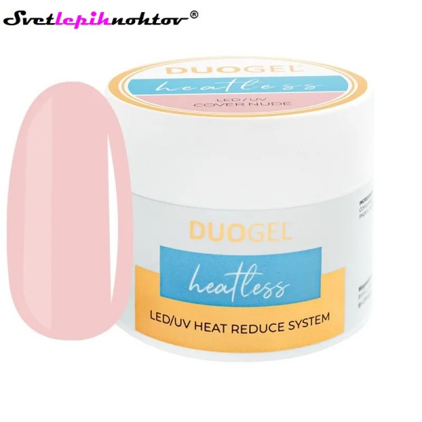 DUOGEL Heatless gel, cover nude, 3v1 gel